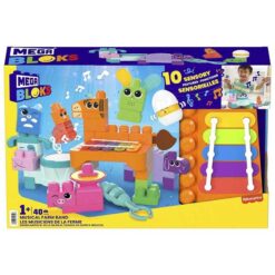 Mega Bloks Musical Farm Band With 40 Mega Blocks