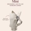 BabyBjorn Baby Carrier Mini Woven Beige - Image 9