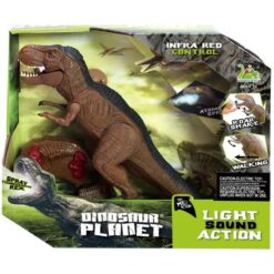 Large Light & Sound Action Remote Control Dinosaur Planet T Rex