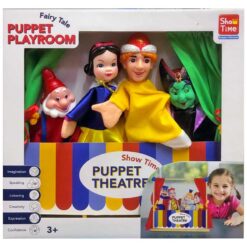 Show Time Pack of 4 Hand Puppets Puppet Theatre Snow White