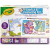 Crayola Stencil & Colouring Kit With 20+ Pieces