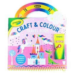 Crayola Craft & Colour Travel Book Pink
