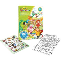 Crayola A Fairy Tale Colouring & Stickers Book Once Upon A Time 96x Pages