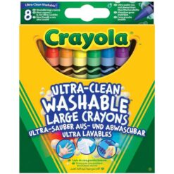 Crayola 8x Ultra Clean Washable Large Crayons