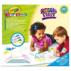 Crayola Colour & Erase Mat 60 x 90 cm Reusable Surface With Washable Markers