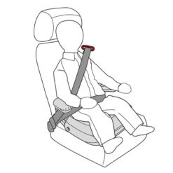 Alternative view of Peg Perego Viaggio 2-3 Shuttle Booster Car Seat Metal