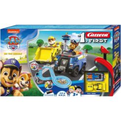 Carrera 1 First Scalextrics Paw Patrol Chase vs Rubble