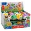 Baby Clementoni 1x Touch Squeeze & Shake Baby Soft Ball Orange Bear - Image 3