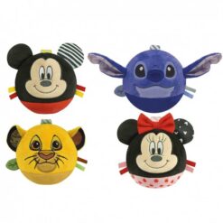 Alternative view of Baby Clementoni 1x Soft Squeezy Rattles Baby Ball Disney Stitch