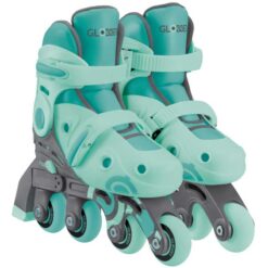 Globber Learning Skates 2 in 1 Rollerblades Size 30-33 Mint