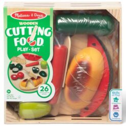 Melissa & Doug 26pcs Wooden Cutting Food Play Set