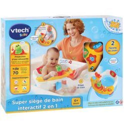 Vtech Super Siege De Bain Interactif 2 en 1 Baby Bath Seat