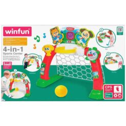 Winfun 4 in 1 Sports Center Junior Football Soccer Goal  & Basketball