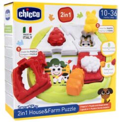 Chicco 2 in 1 House & Farm Puzzle