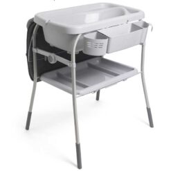 Alternative view of Chicco Cuddle & Bubble Bath + Stand Graphite Melange