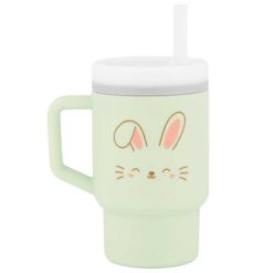 Infantino 6m+ My 1st Tumbler Training Water Cup With Straw Bunny Green