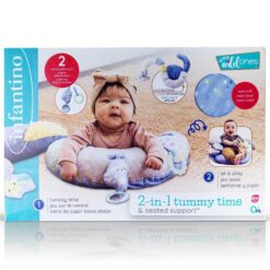 Infantino 2 in 1 Tummy Time & Seated Support Baby Cushion