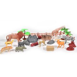 Alternative view of Big Safari Animal The World Bucket With 30pcs Play Figurines Set