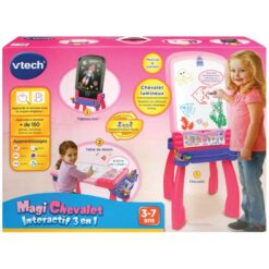 Vtech DigiArt Magi Chevalet Interactif 3 en 1 Pink