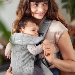 Alternative view of BabyBjorn Baby Carrier Mini 3D Mesh Grey