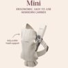 BabyBjorn Baby Carrier Mini 3D Mesh Grey - Image 3