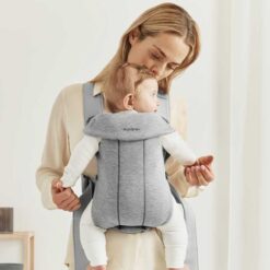 Alternative view of BabyBjorn Baby Carrier Mini 3D Jersey Light Grey
