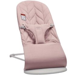 BabyBjorn Baby Bouncer Bliss Woven Petal Quilt Dusty Pink