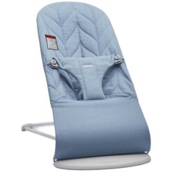 BabyBjorn Baby Bouncer Bliss Woven Petal Quilt Blue