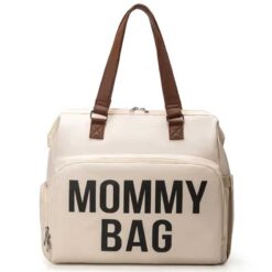 Trendy Deluxe Mommy Bag Maternity Diaper Bag White