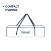 Optimal 0m+ 2 in 1 Square Baby Playpen Bed & Play Parc Navy Blue Jeans - Image 4