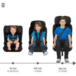 Alternative view of Asalvo i-Size Profix Car Seat Grey