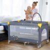Asalvo Travel Cot Complet Duo Playpen Cot Bed Little Dog - Image 3
