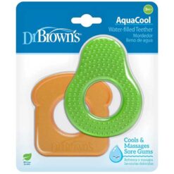Dr Brown's 3m+ AquaCool 2x Water Filled Teether Avocado & Toast