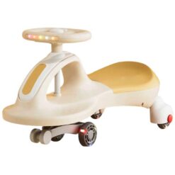 Plasmacar Ride On Swing Car Beige