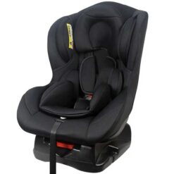Trendy Belted Baby Car Seat Deep & Light Black