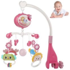 Little Safari 0m+ Baby Musical Mobile For Bed Pink