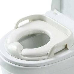 Deluxe Toilet Reducer Seat With Comfy Cushion White