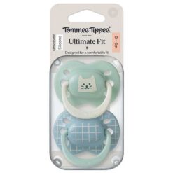 Tommee Tippee 0-6m Ultimate Fit Silicone Soother Green