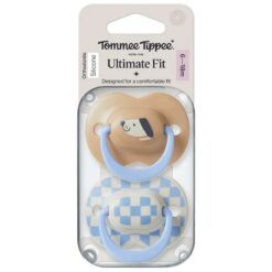 Tommee Tippee 6-18m Ultimate Fit Silicone Soother Beige