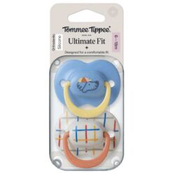 Tommee Tippee 6-18m Ultimate Fit Silicone Soother Blue