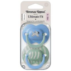 Tommee Tippee 6-18m Ultimate Fit Silicone Soother Green