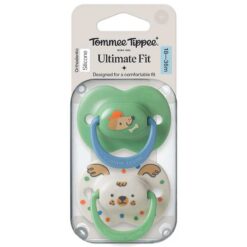 Tommee Tippee 18-36m Ultimate Fit Silicone Soother Green