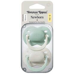 Tommee Tippee 0-2m Newborn Silicone Soother Green