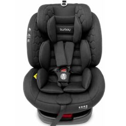 Burbay Trendy 360 Degree Rotating Isofix Car Seat Black