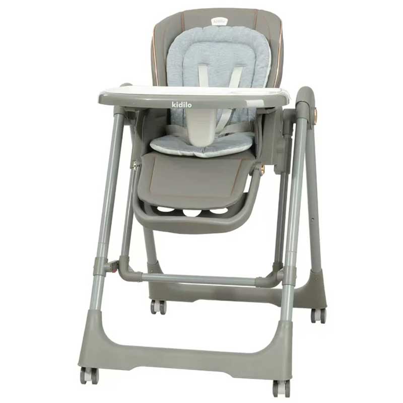 Kidilo Rocking Baby High Chair Grey