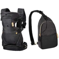 Infantino 0m+ Flip 4 in 1 Convertible Baby Carrier & Crossbody Diaper Bag Set