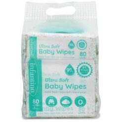 Alternative view of Infantino Pack of 3x 80 = 240x Pure Water Ultra Soft Baby Wet Wipes