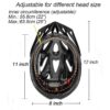 Sports Universal Adult Bicycle Helmet Red - Image 2