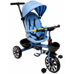 Trendy 4 in 1 Tricycle With 360 Deg Rotating Seat Blue
