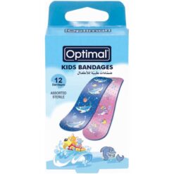 Optimal Pack of 12x Kids Bandages Plasters Fish